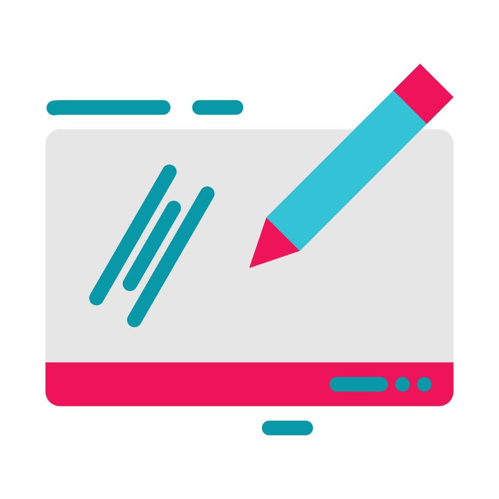 Drawing Tablet Icon vector