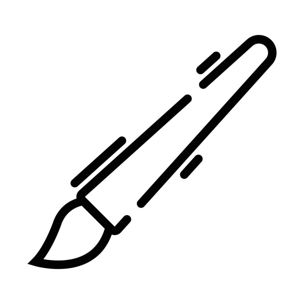 Paint Brush Tool Icon vector