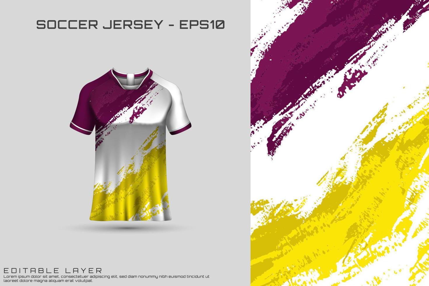 Sports jersey design vector. Sports design for football, racing, gaming jersey. Vector. vector