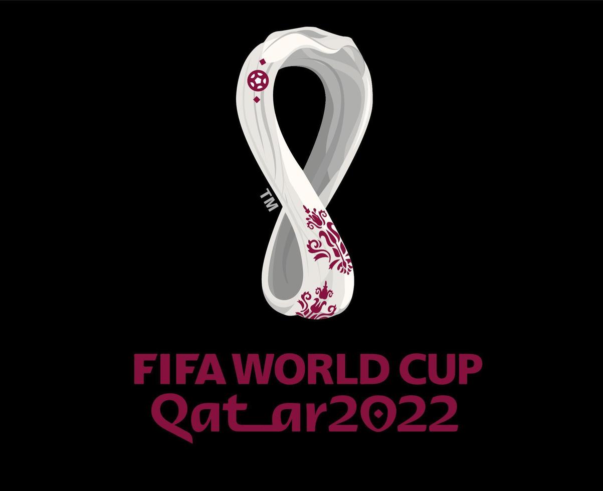 Fondo de la copa mundial de fútbol para banner campeonato de fútbol 2022  en qatar  Vector Premium