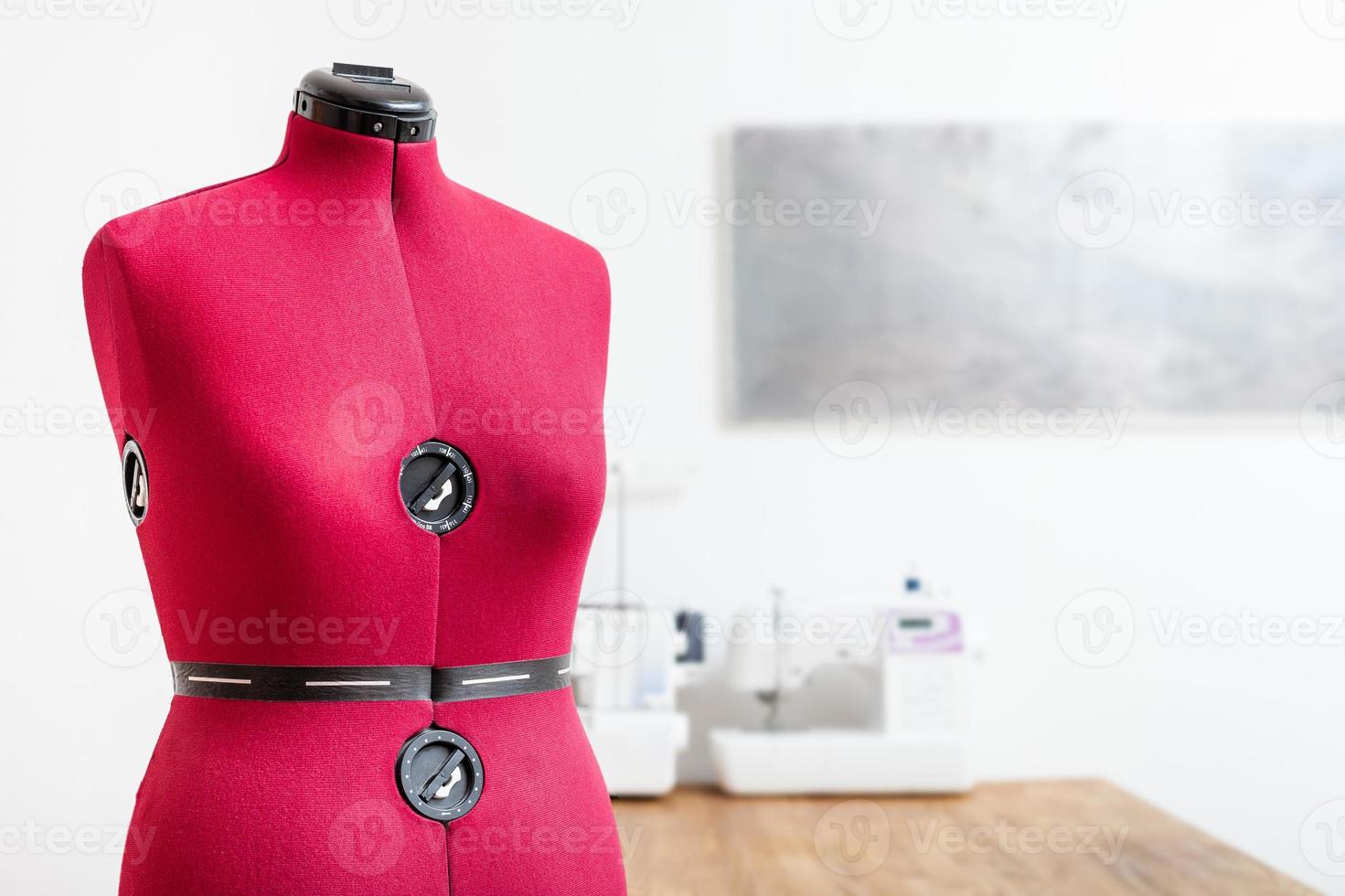 dressmaker dummy in tailor workshop photo