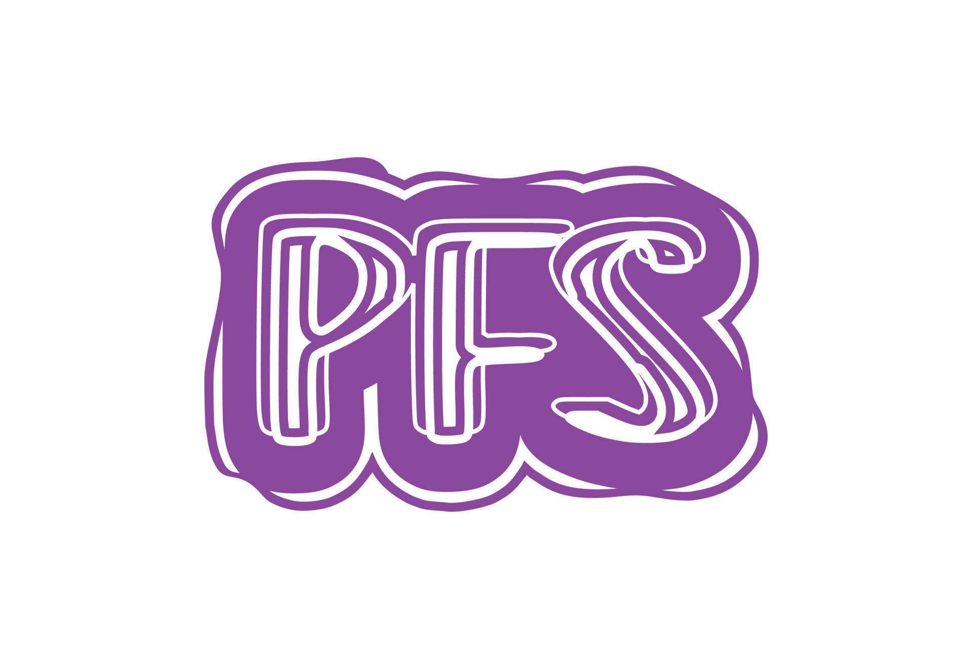 PFS letter logo and icon design template 11395169 Vector Art at Vecteezy
