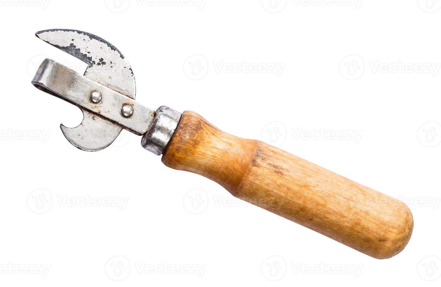 lever-type can and bottle opener isolated photo