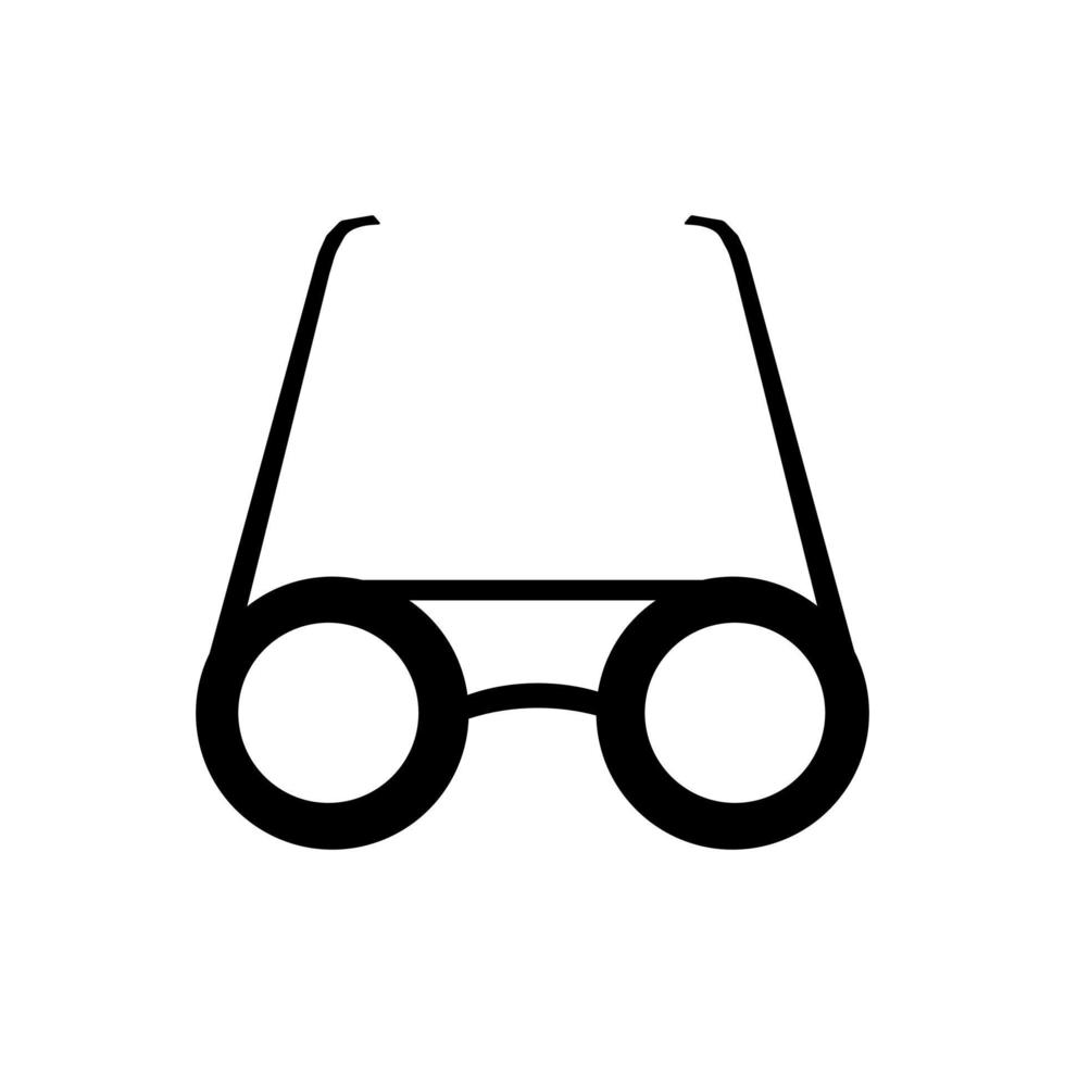 icon vector of eyeglasses fashion
