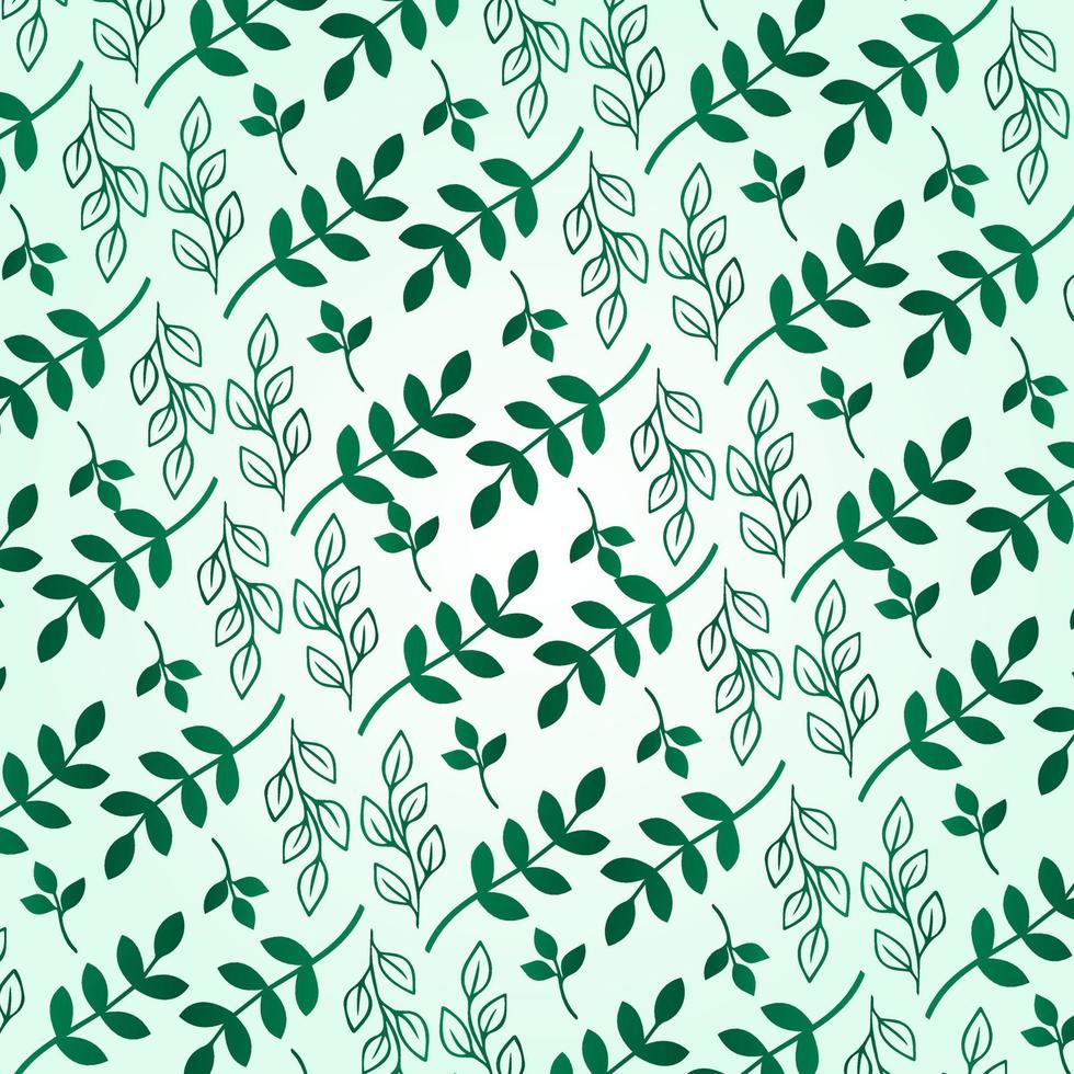 Abstract Floral pattern design vector. Abstract leaf texture pattern design template vector