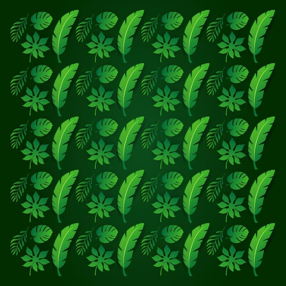 Abstract Floral pattern design vector. Abstract leaf texture pattern design template vector