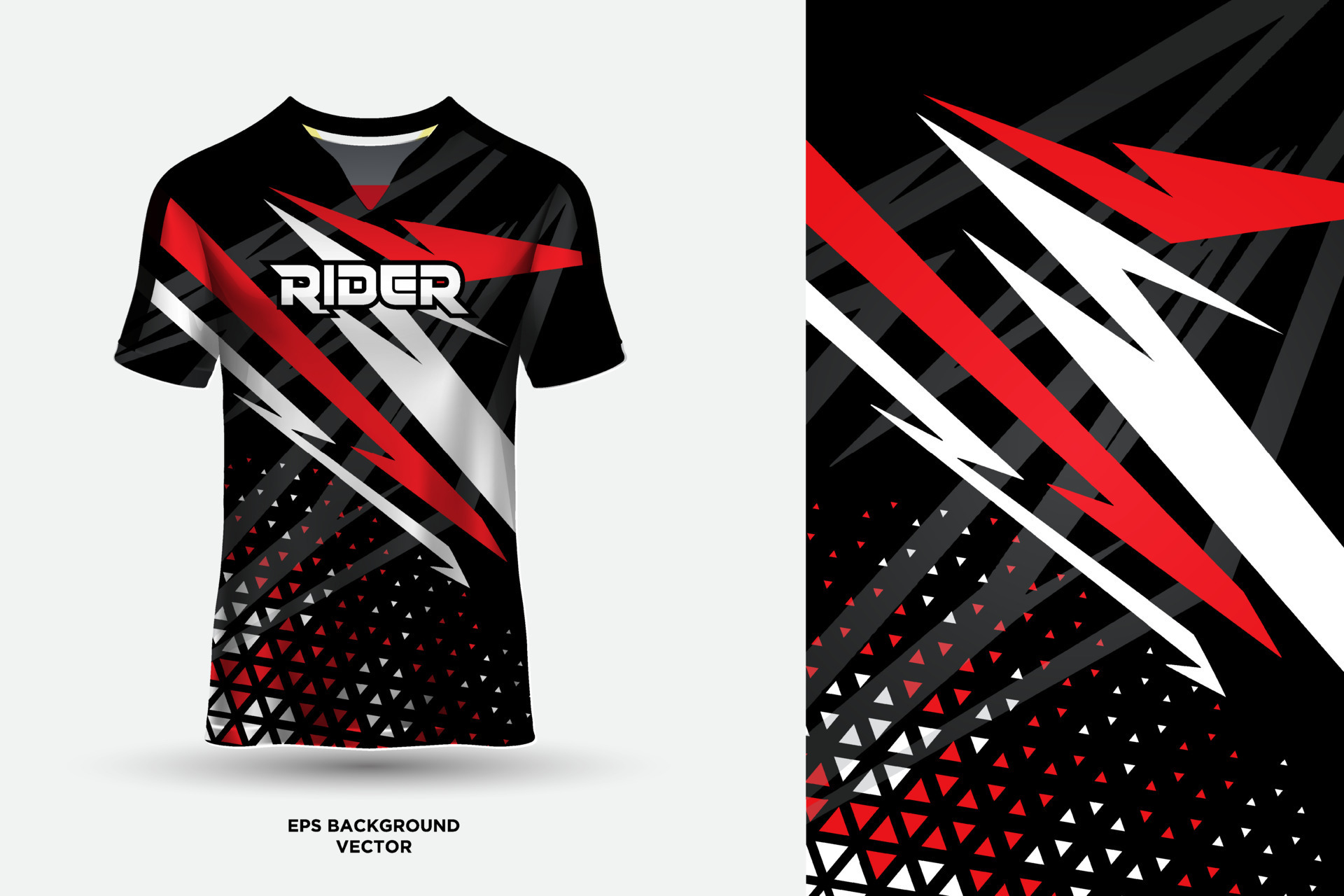 Modern T shirt jersey design suitable for sports, racing, soccer