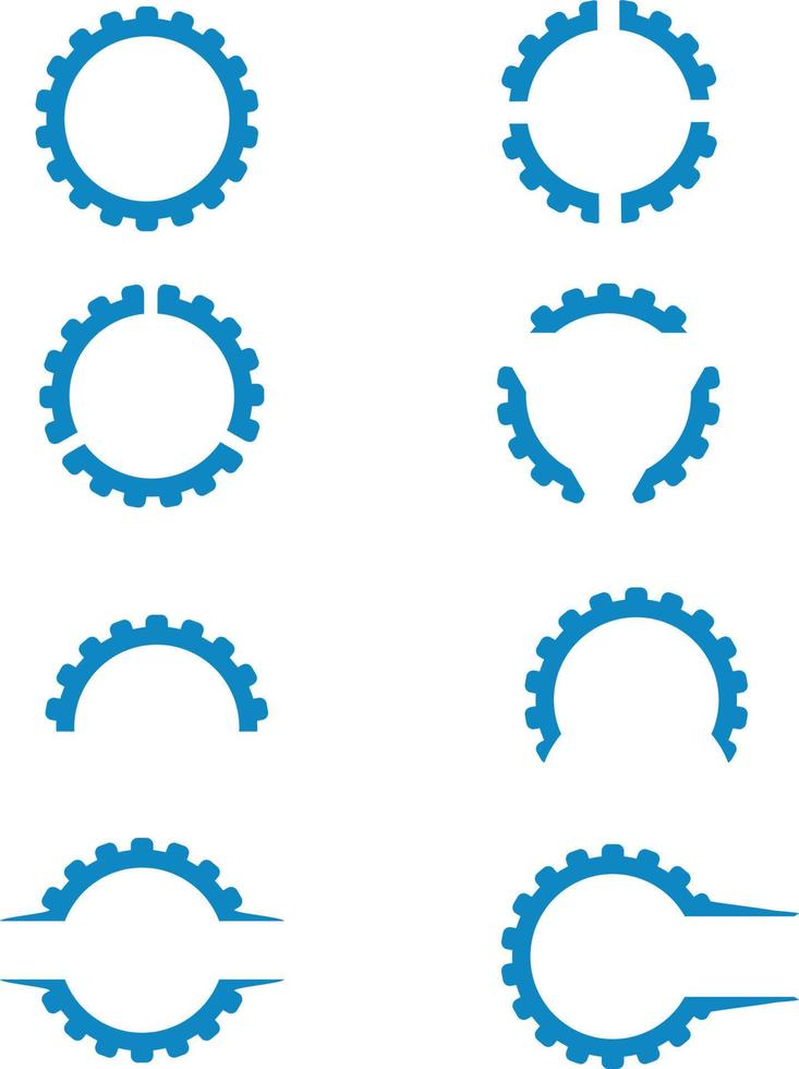 Sign or Symbol, logo design for industrial company vector