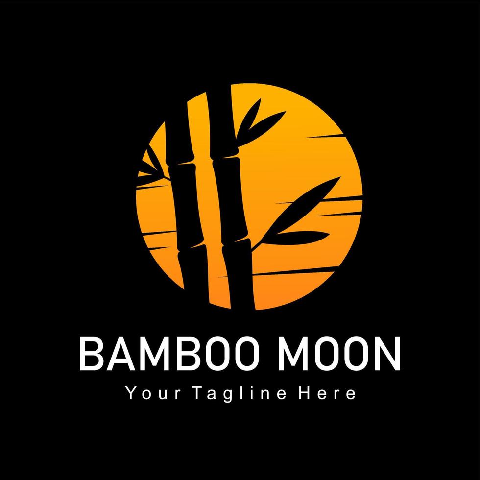vector de logotipo de bambú