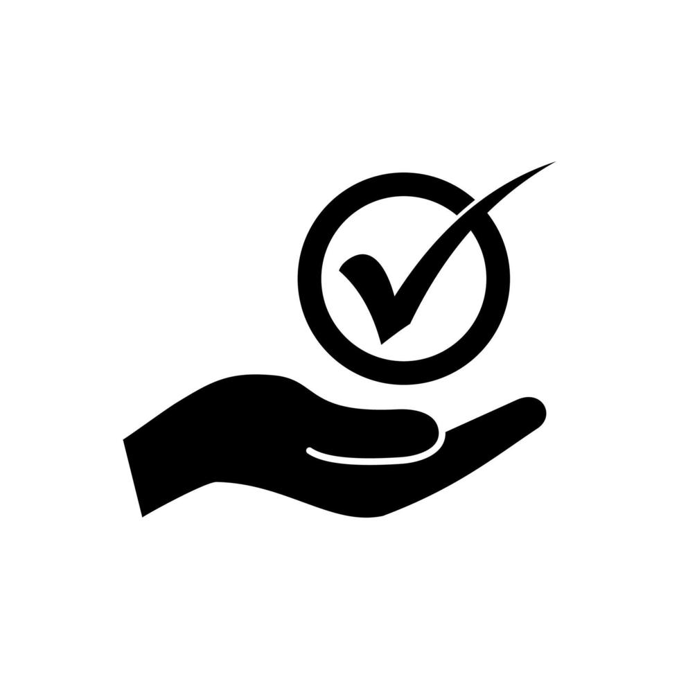 hand check icon vector