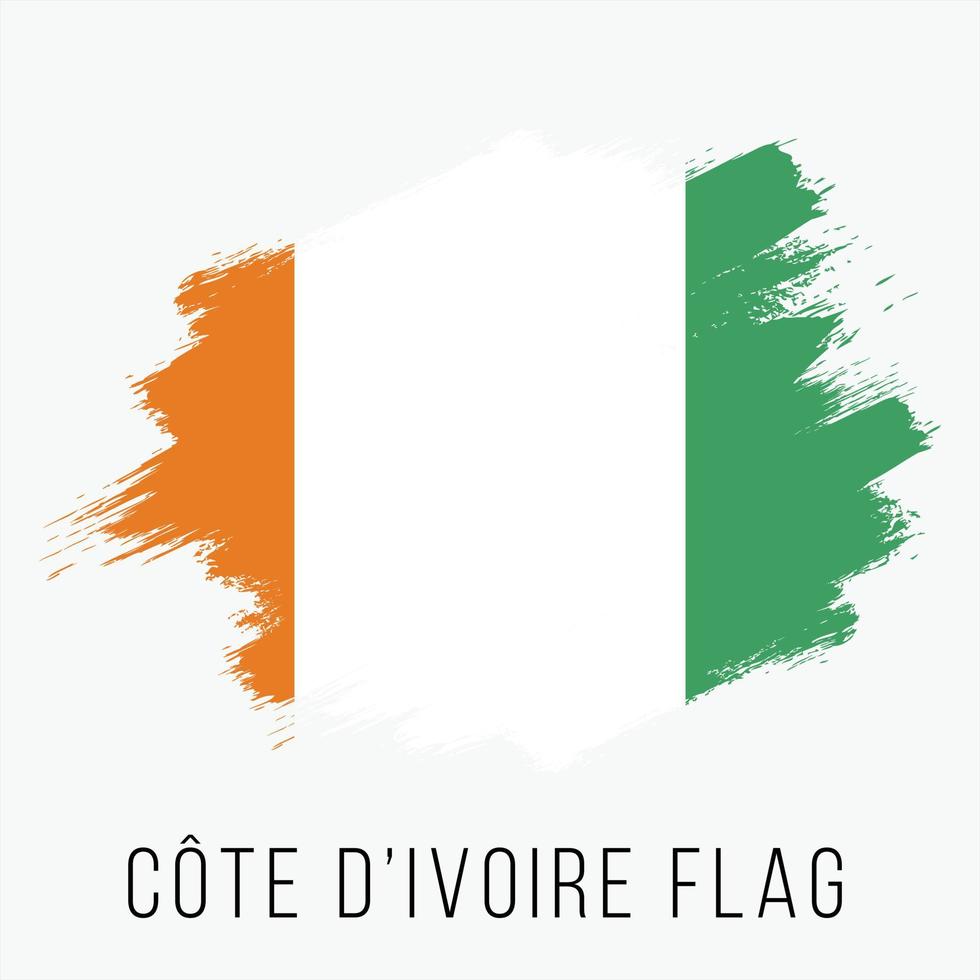 grunge, cote d'ivoire, vector, bandera vector