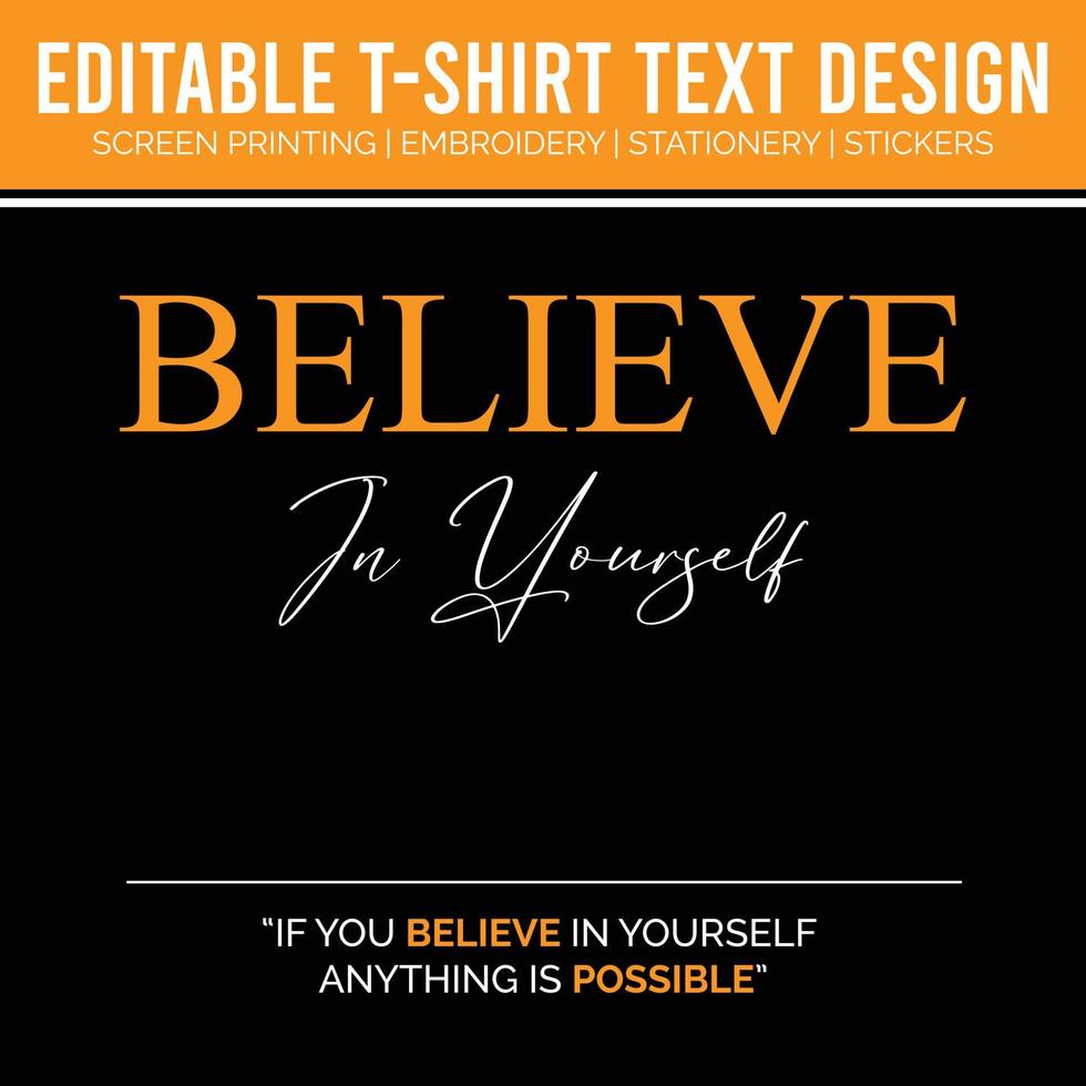 Typography geometric inspirational quotes black templates t shirt design and screen printing designs vector