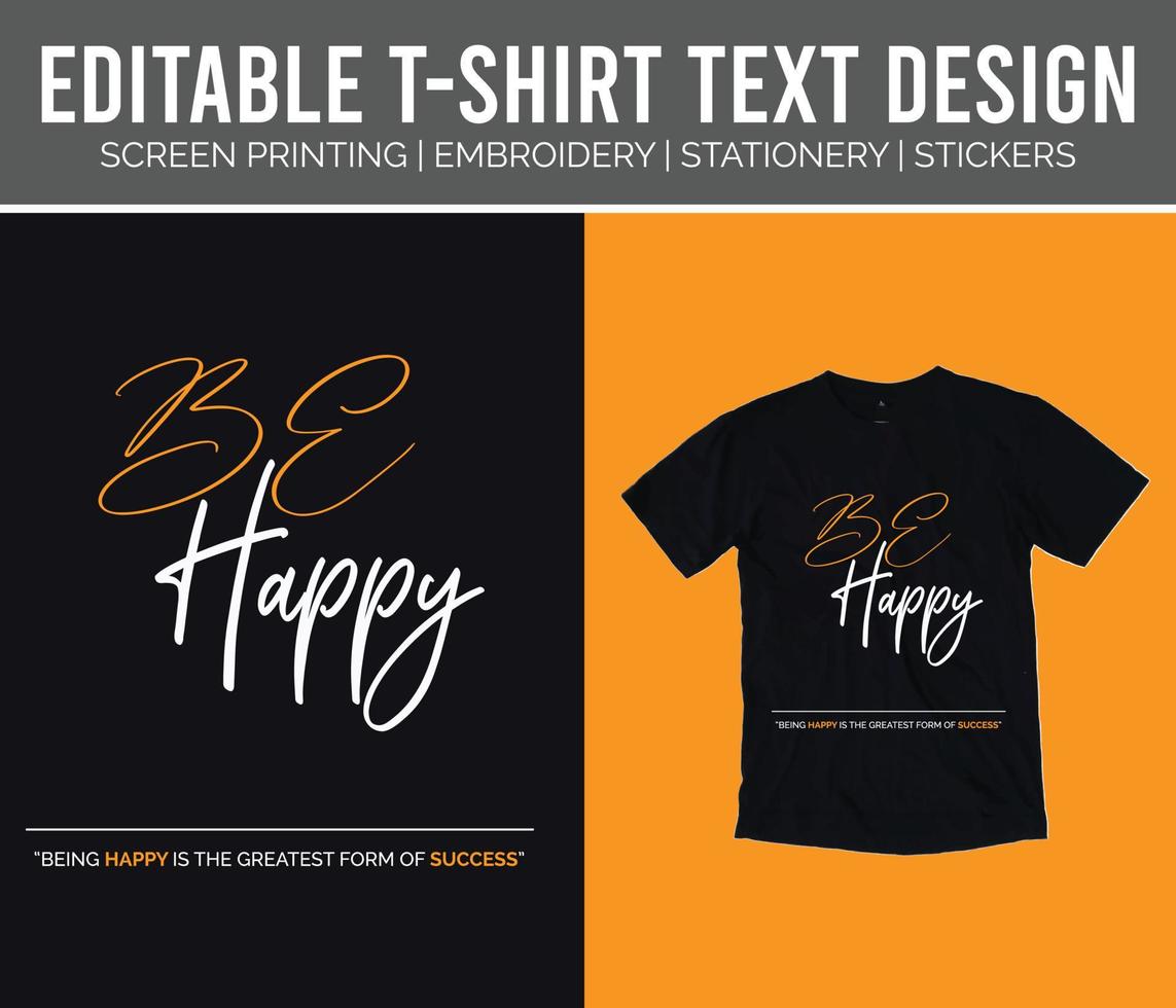 Typography geometric inspirational quotes black templates t shirt design and screen printing designs vector