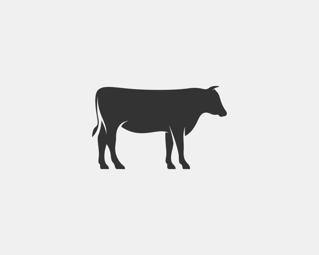 cow vector silhouette