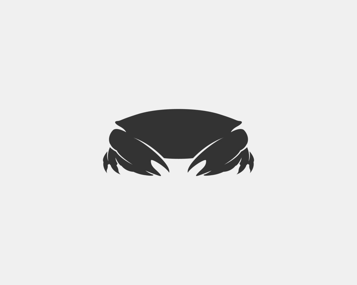 crab vector silhouette