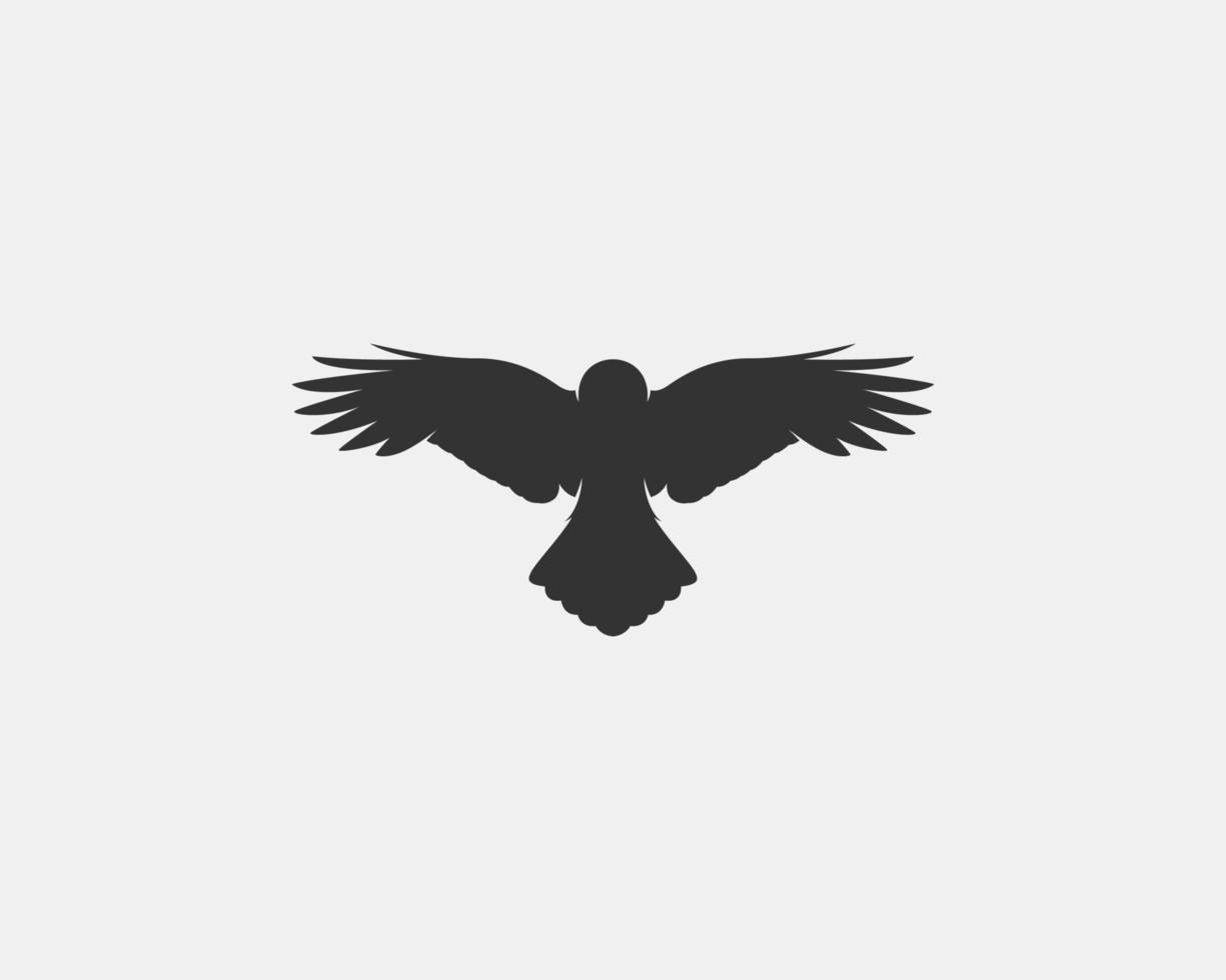 crow vector silhouette