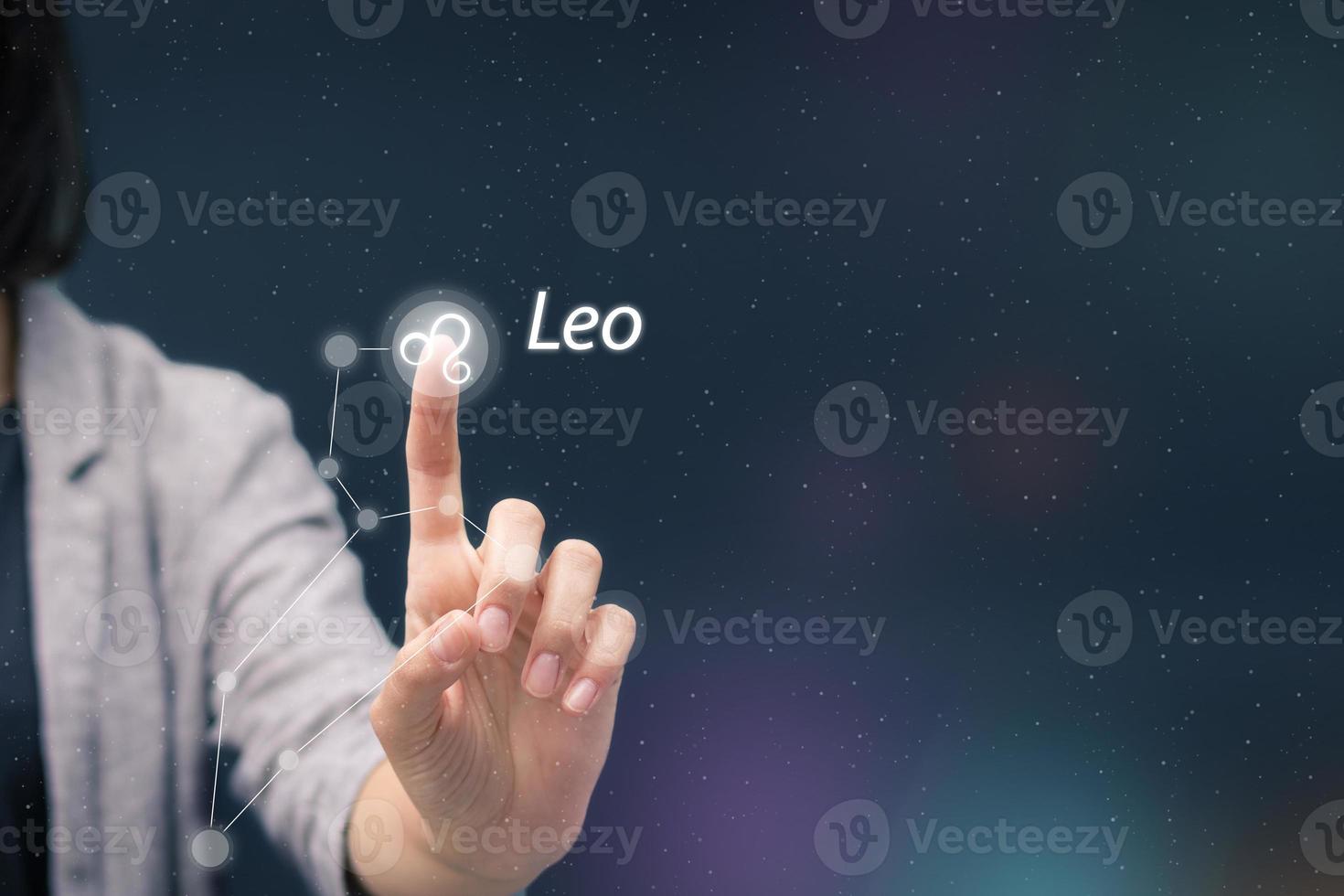 Leo horoscope symbol. photo