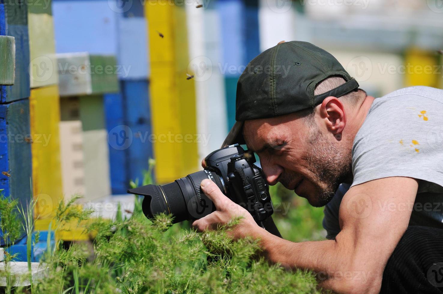 Man taking photos