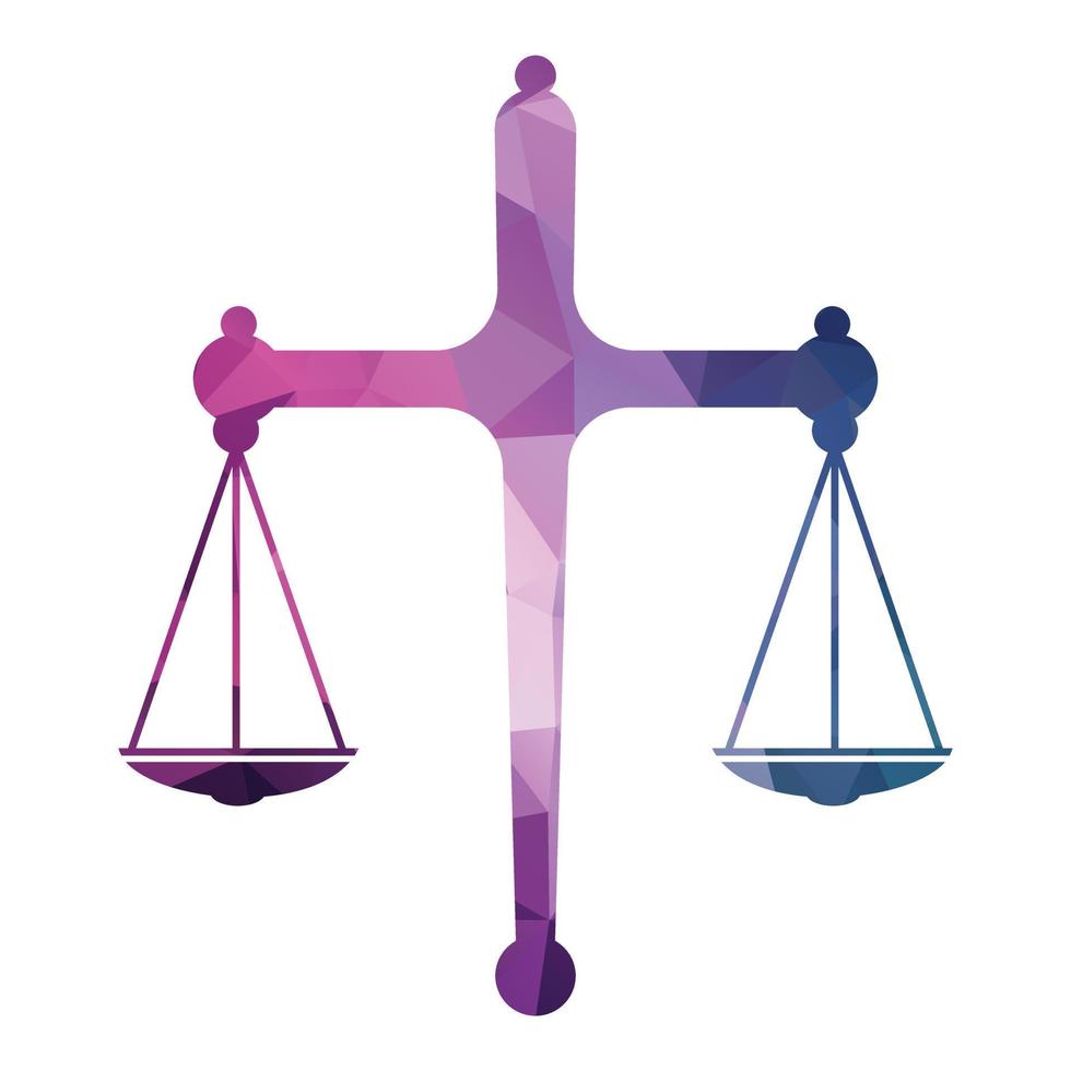 Law Balance And Attorney Monogram Logo Design. Balance logo design related to attorney, law firm or lawyers. vector