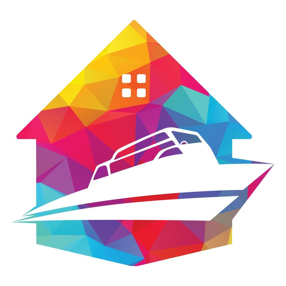 Sailing boat vector logo design. Sailing boat icon symbol.