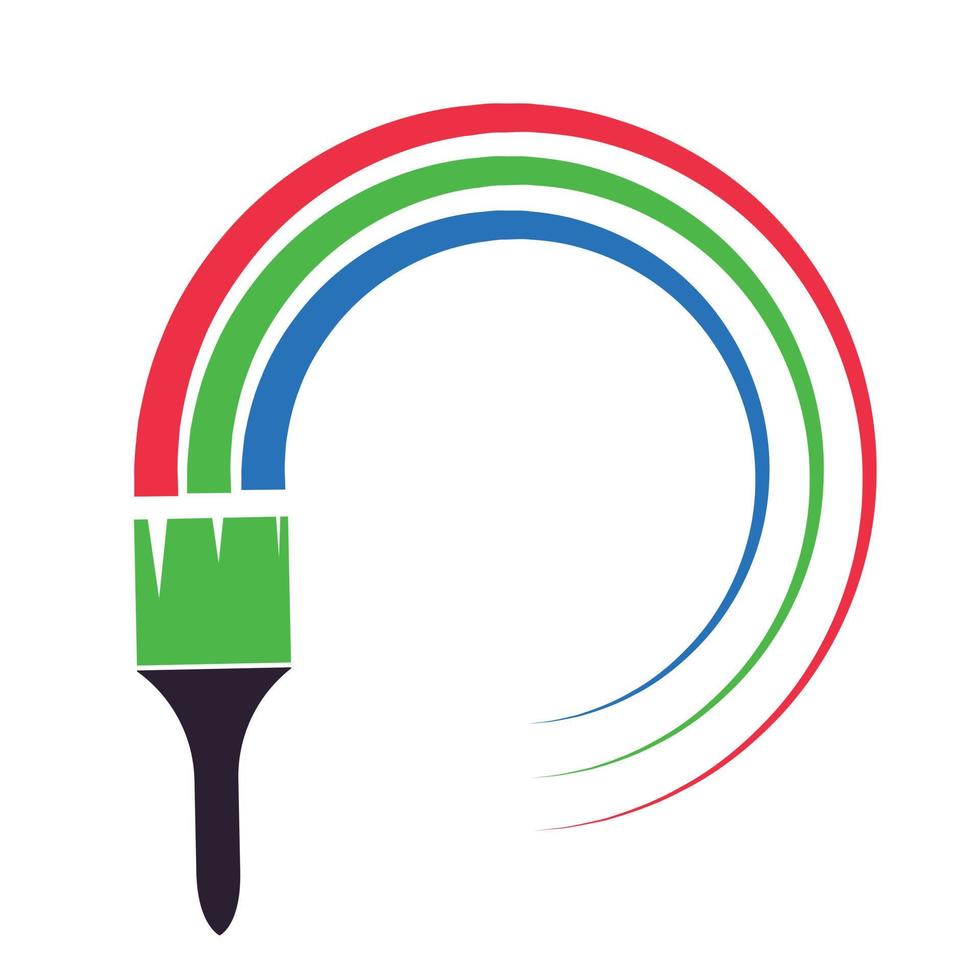 diseño de plantilla de logotipo de pintura casera. icono de vector de servicios de pintura.