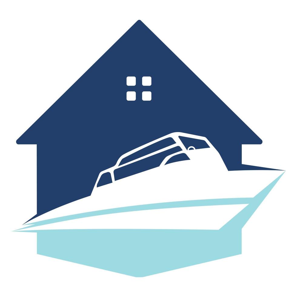 Sailing boat vector logo design. Sailing boat icon symbol.