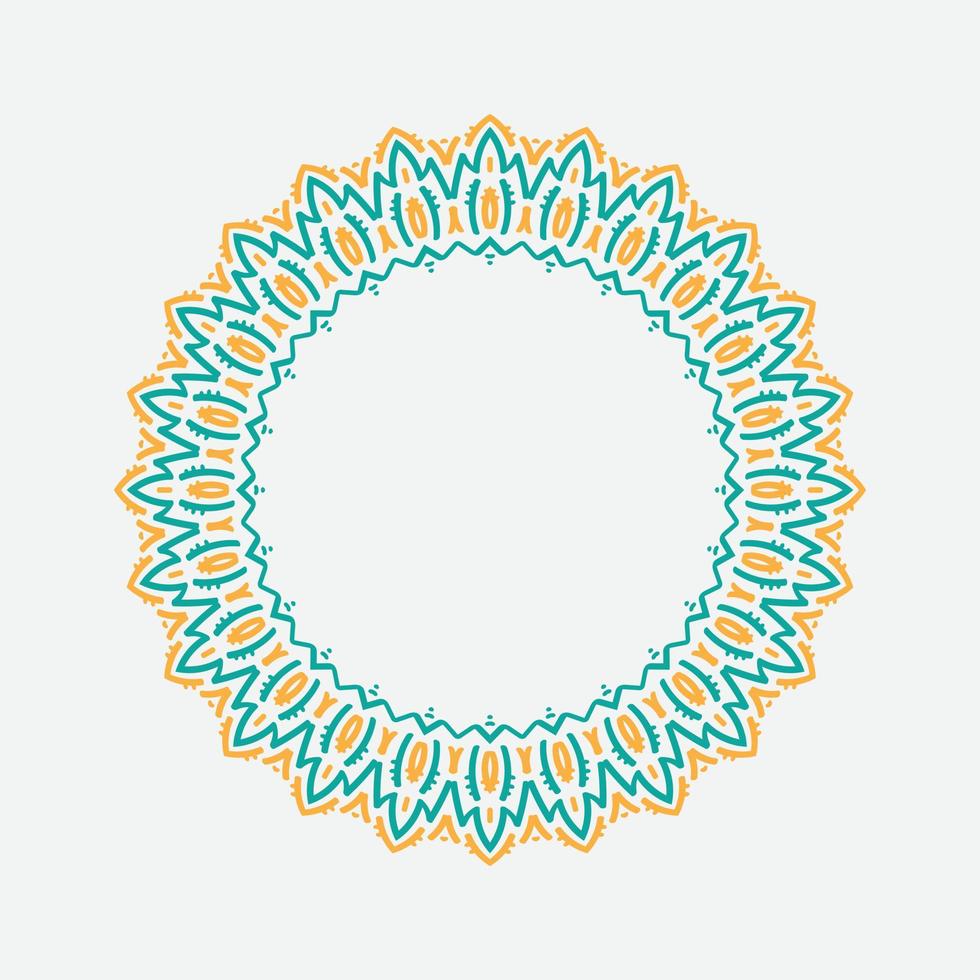 round or circular decorative pattern for design framework and banner