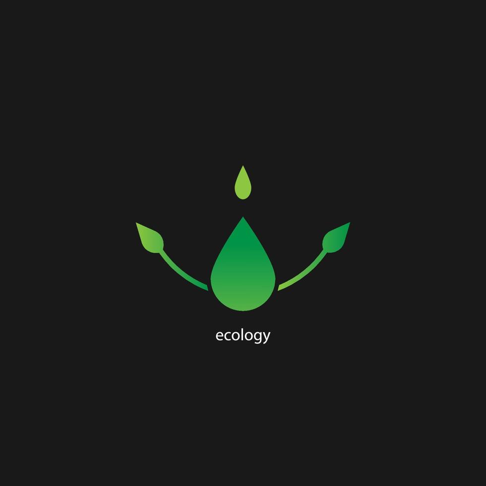 ecología logo vector