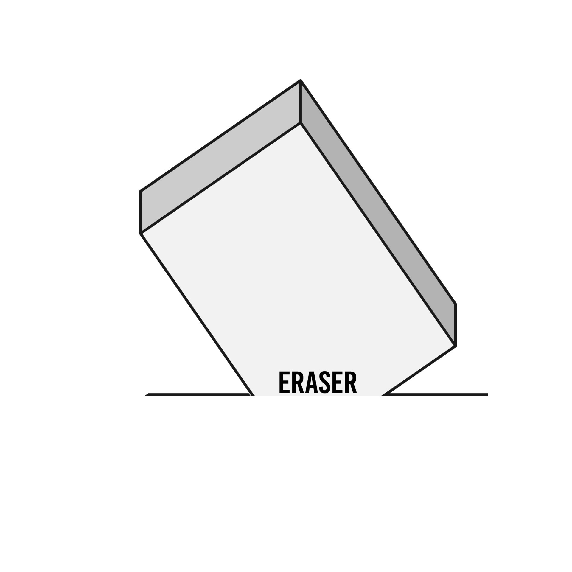 school, eraser, erase, office, rubber, tool, isolated, delete, object