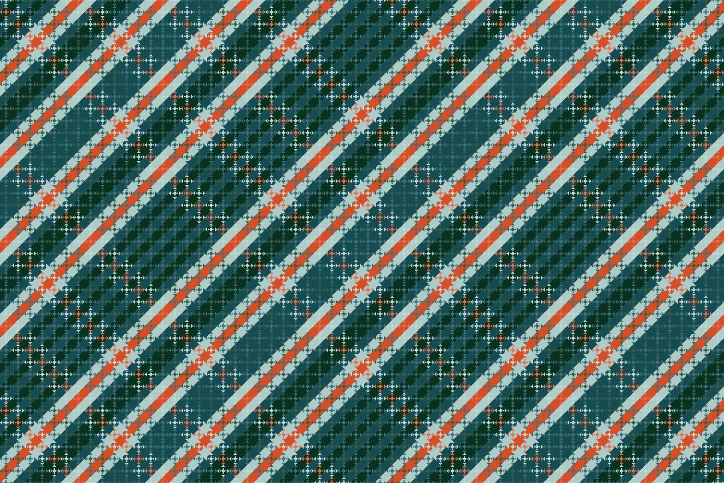 Tartan or plaid night color pattern. vector