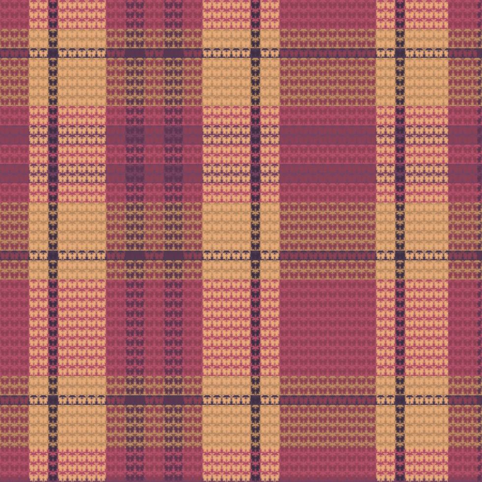 Tartan or plaid halloween color pattern. vector