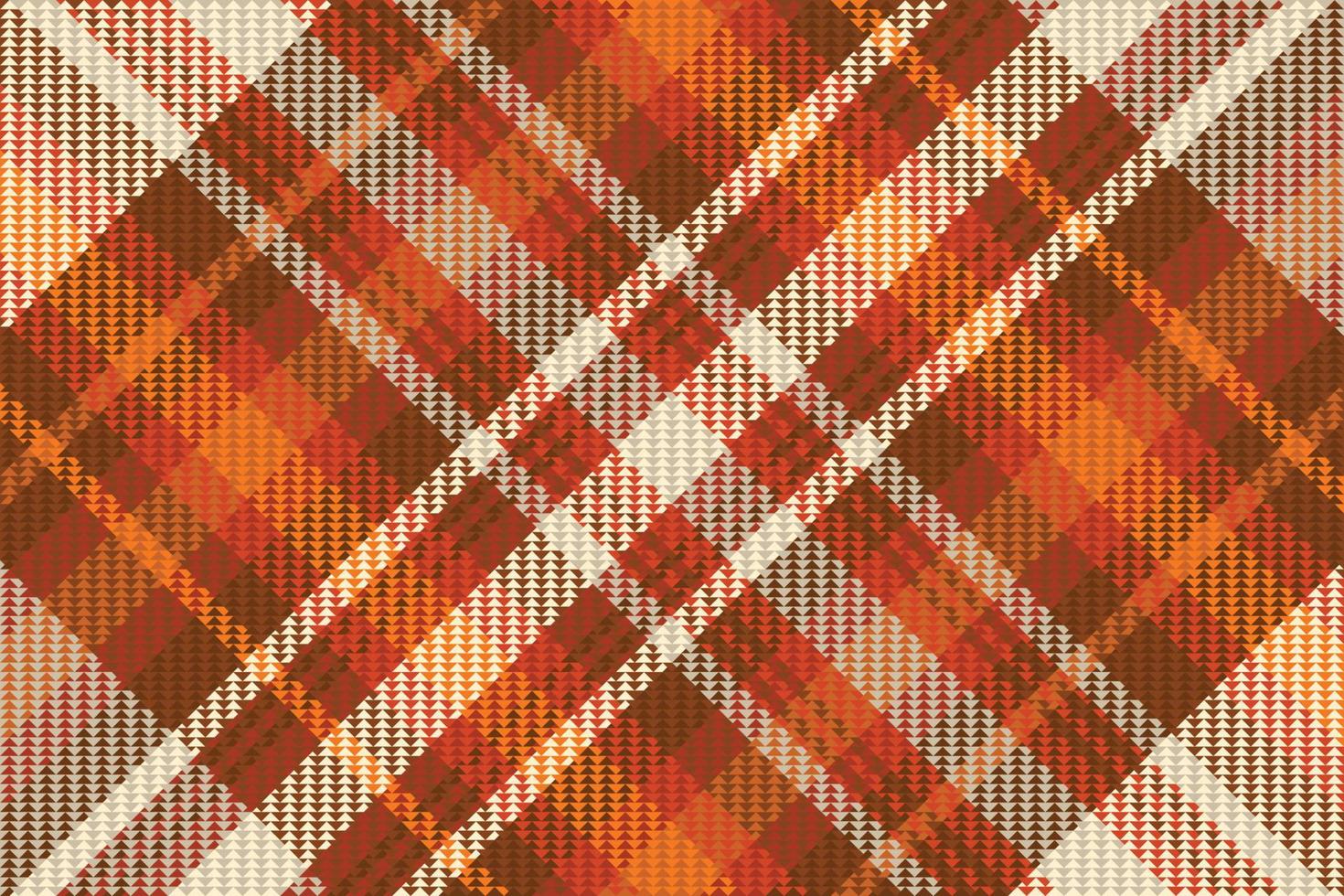 Tartan or plaid halloween color pattern. vector