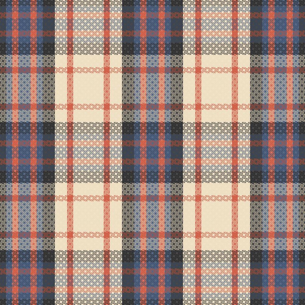 Tartan or plaid halloween color pattern. vector