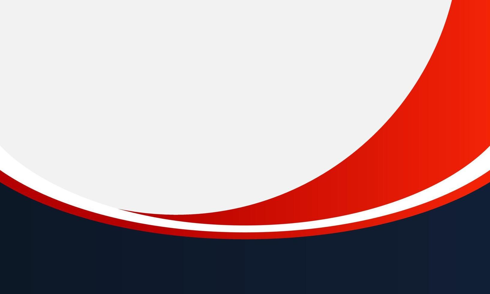 fondo de curva azul, rojo y blanco. vector