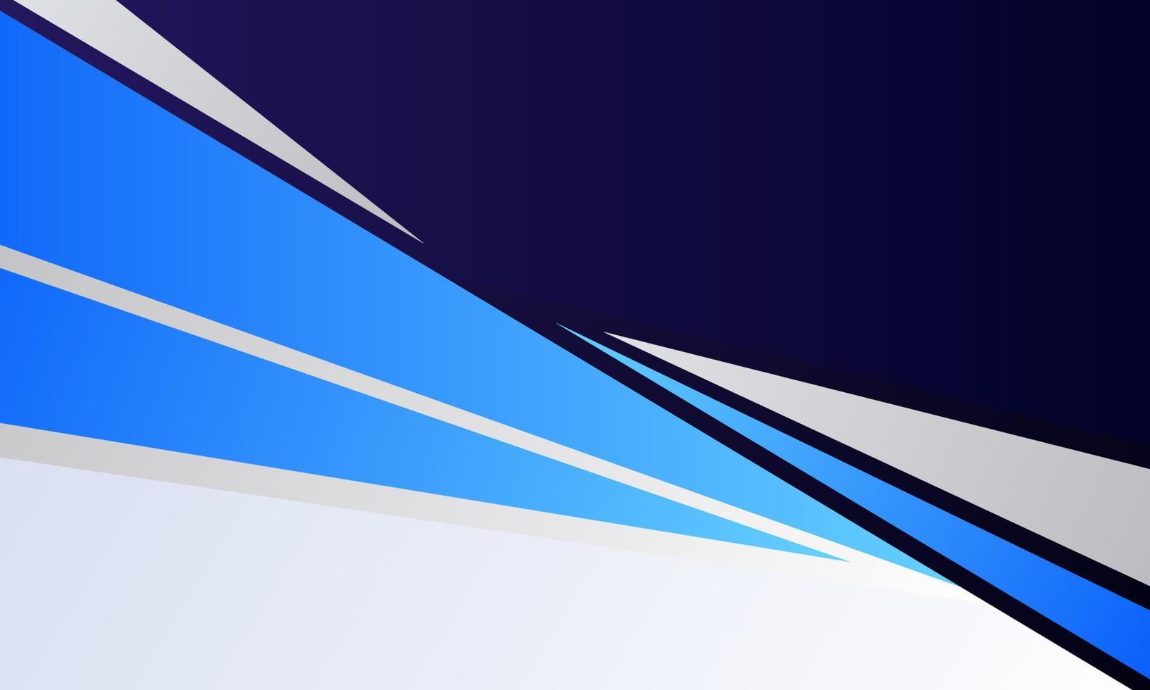 Blue and white triangle background. vector