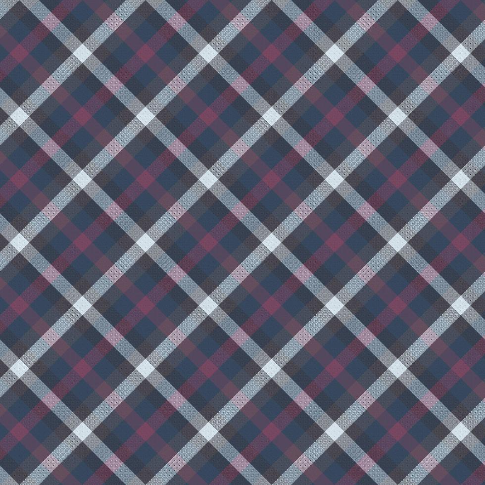 Tartan or plaid night color pattern. vector