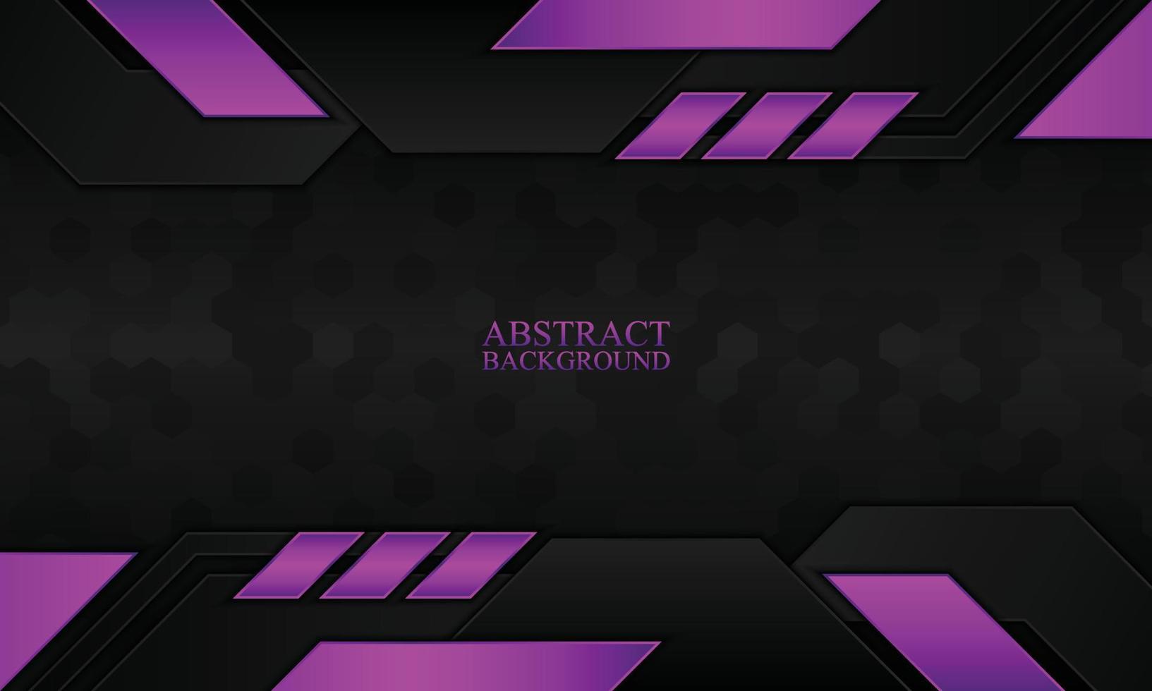 Abstract technology background with black and purple stripes. vector
