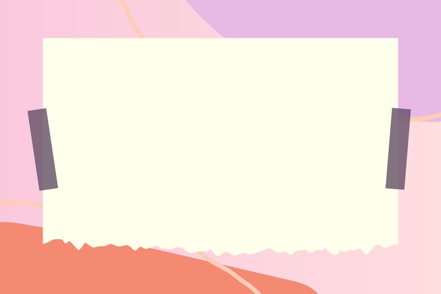 paper note with abstract doodle and gradient frame background 11404618 Vector Art at Vecteezy