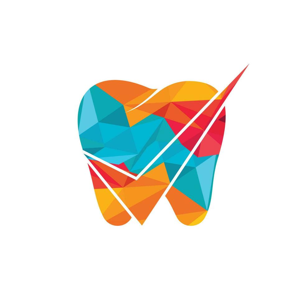 plantilla de diseño de logotipo de vector de control dental. vector de diseño de logotipo dental de salud.