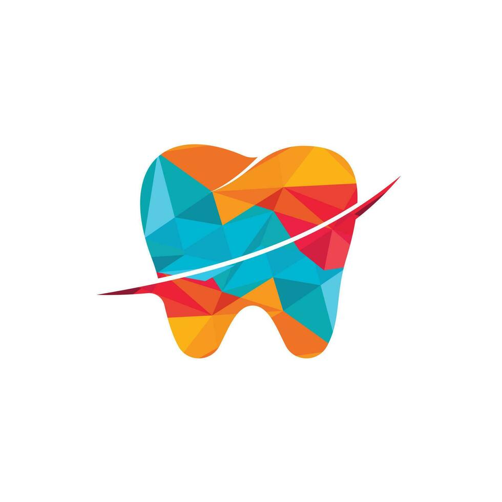 plantilla de logotipo de vector de diente para odontología o clínica dental y productos de salud.