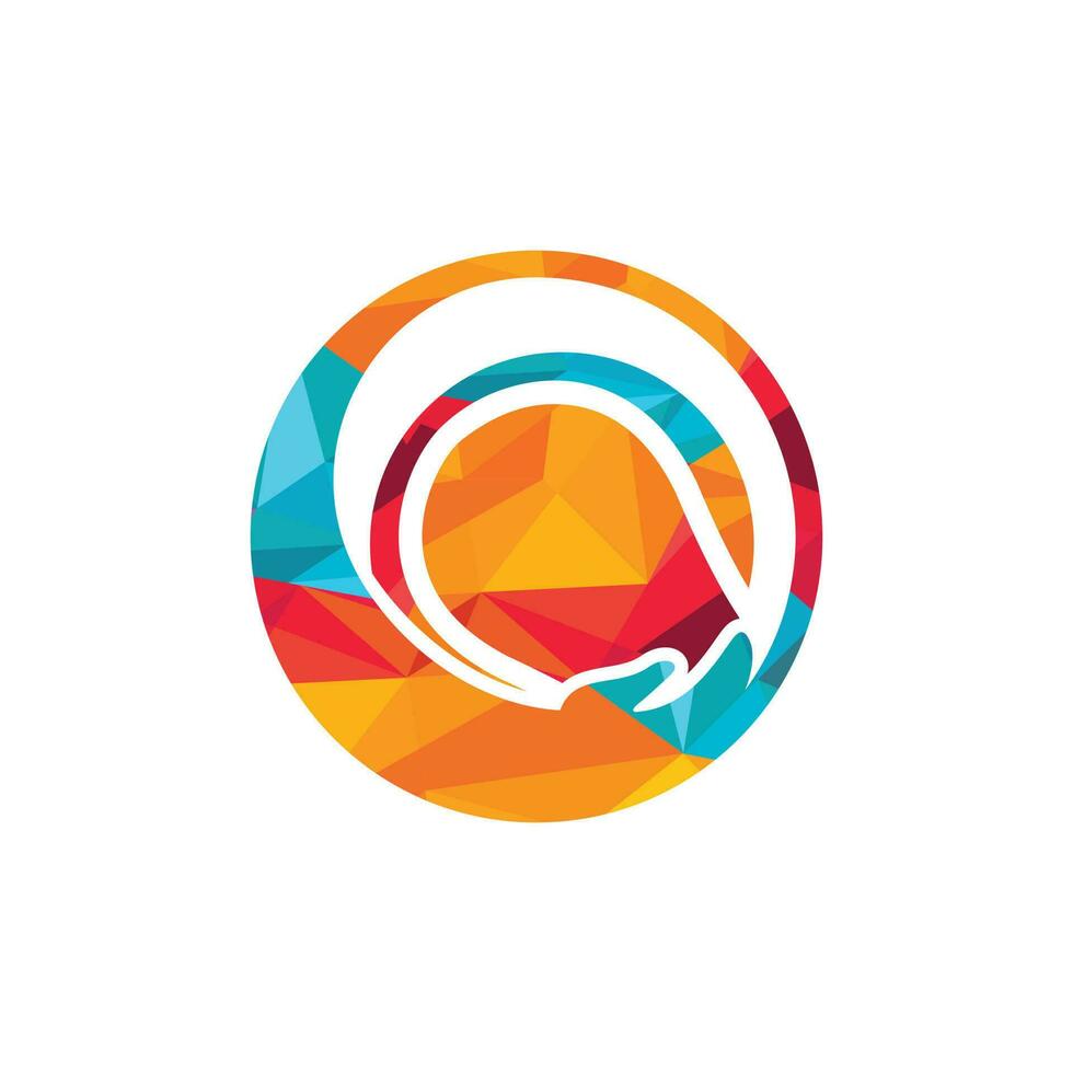 Tennis care vector logo design. Tennis insurance logo design concept.