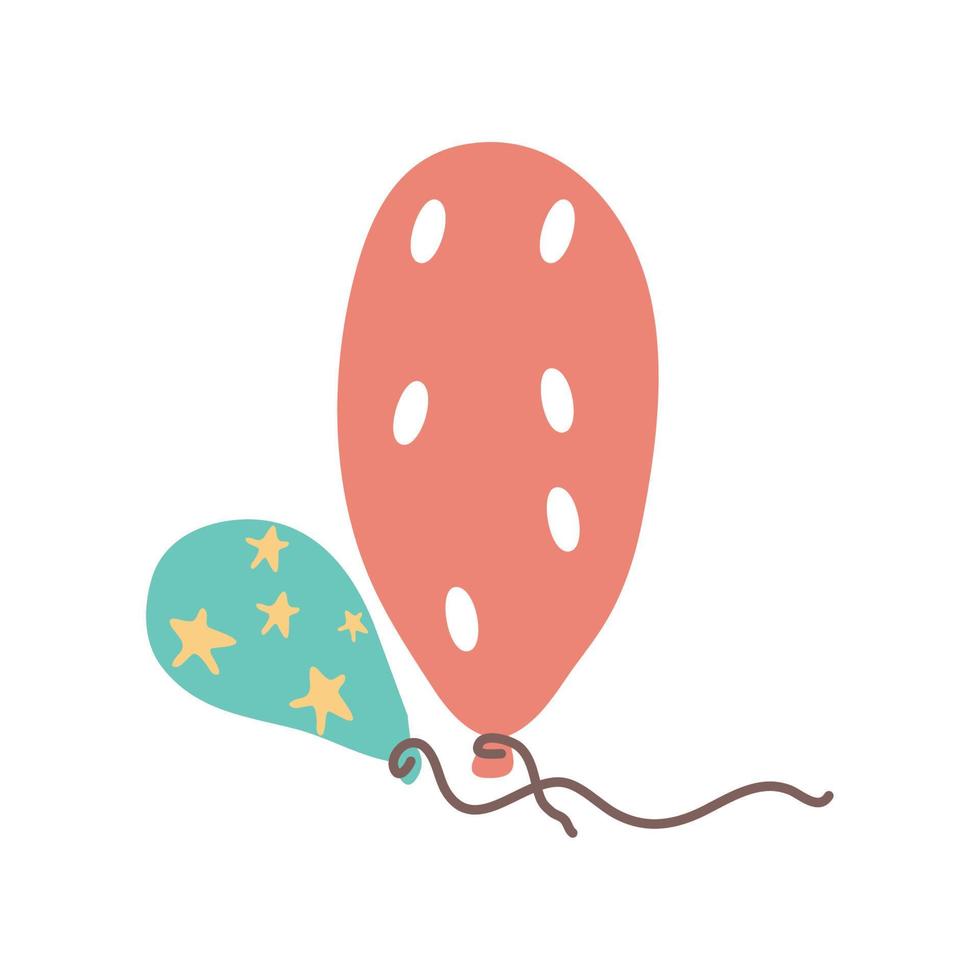 balloons decoration party vector