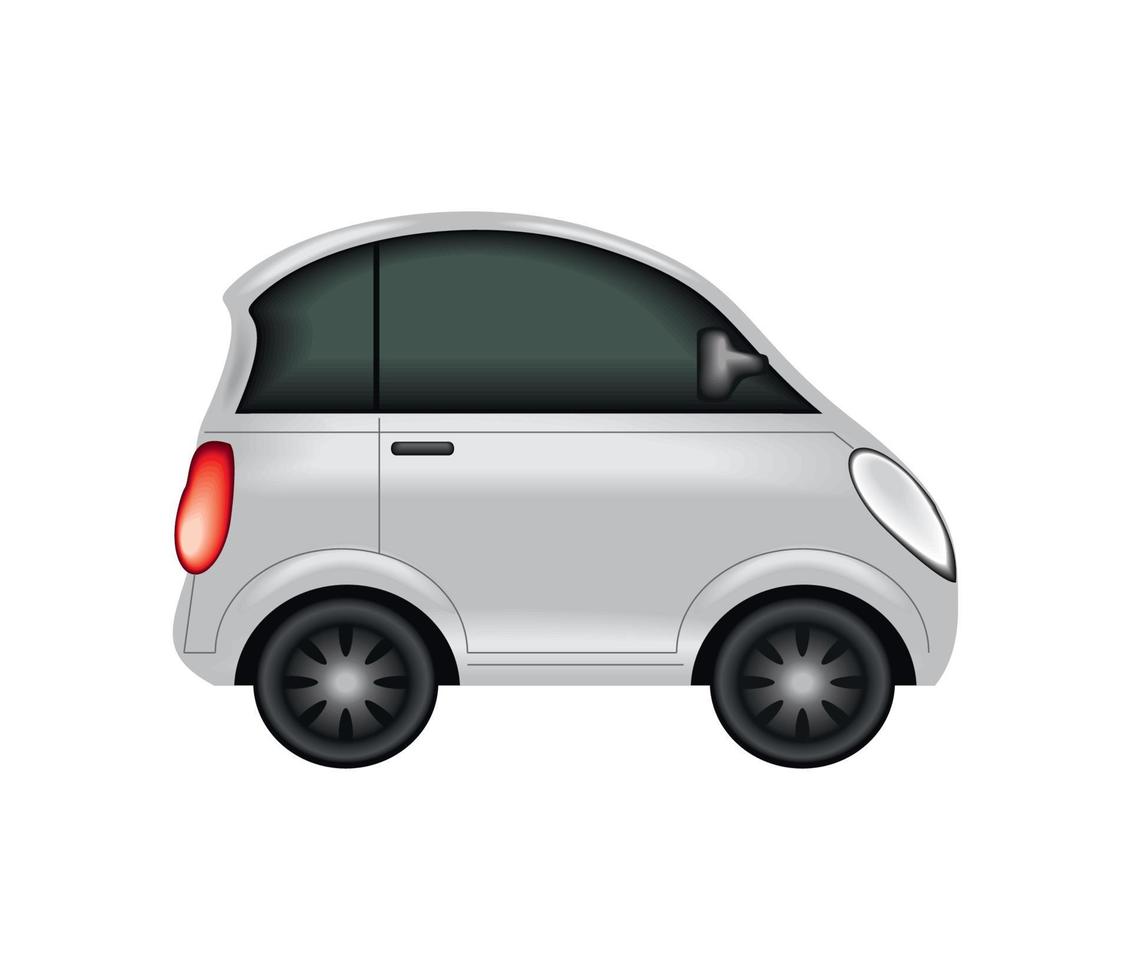 compact car mockup vector