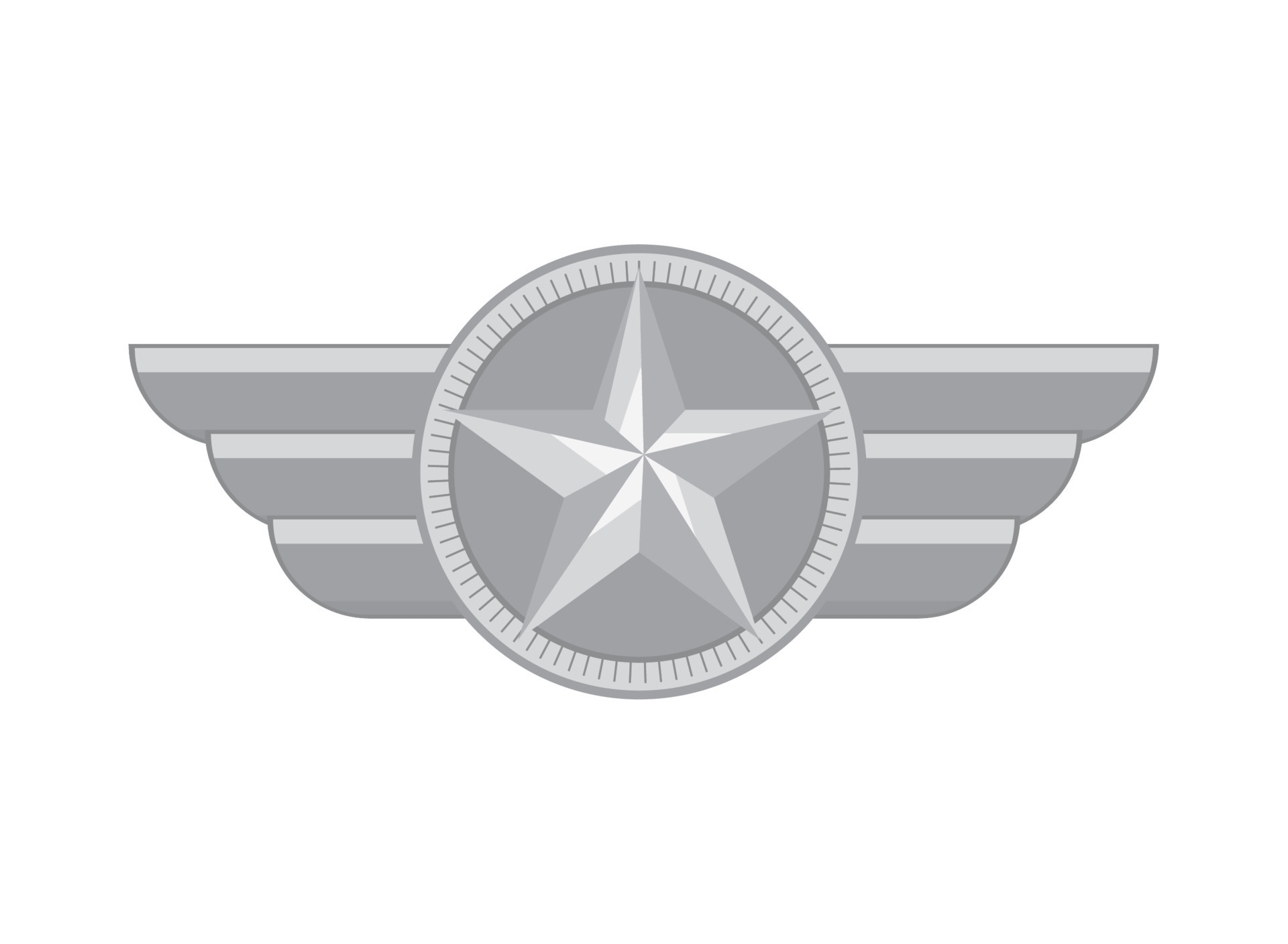 military insignia star 11407066 Vector Art at Vecteezy