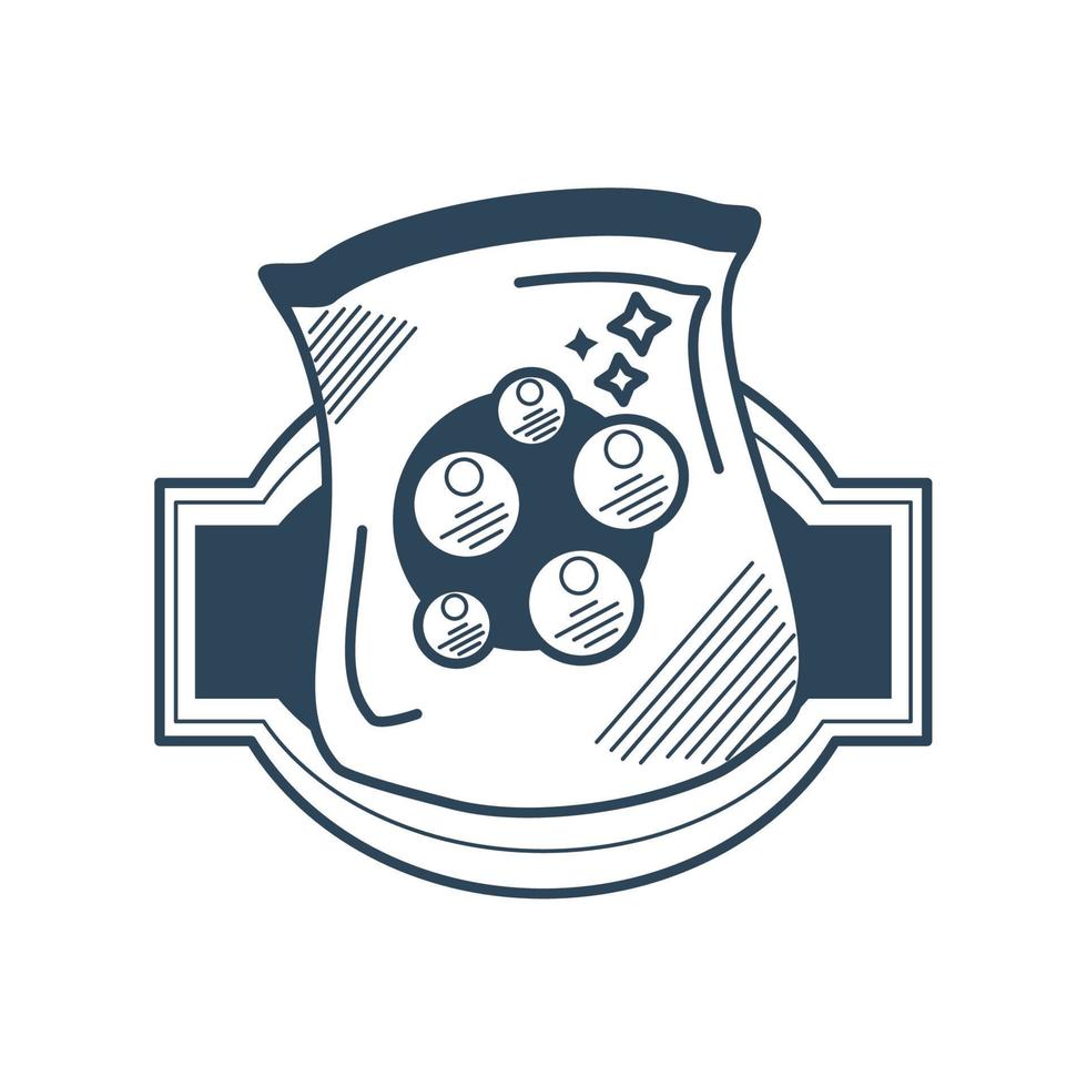 laundry detergent bag vector