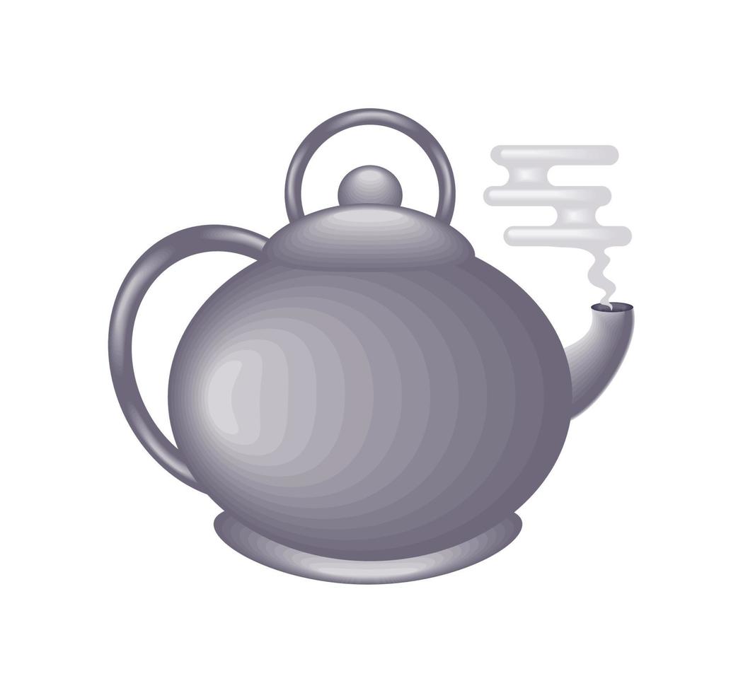 teapot hot drink vector