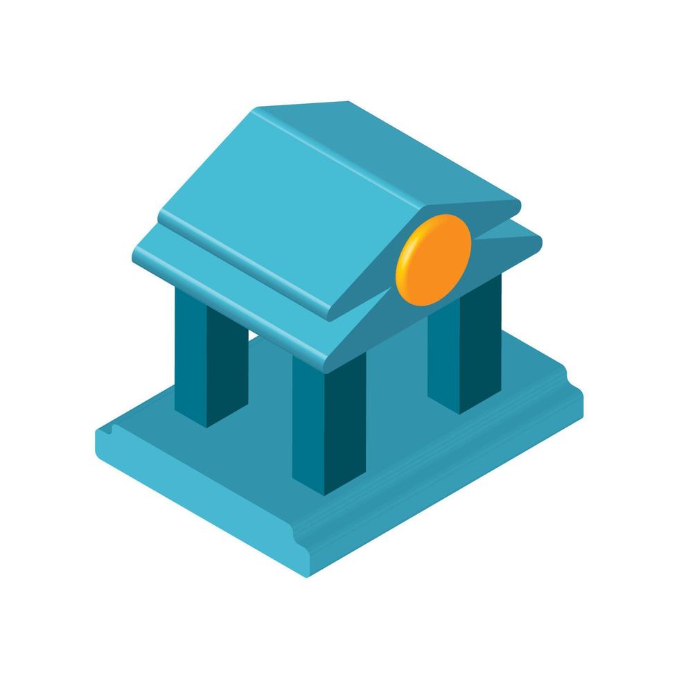 bank money icon vector