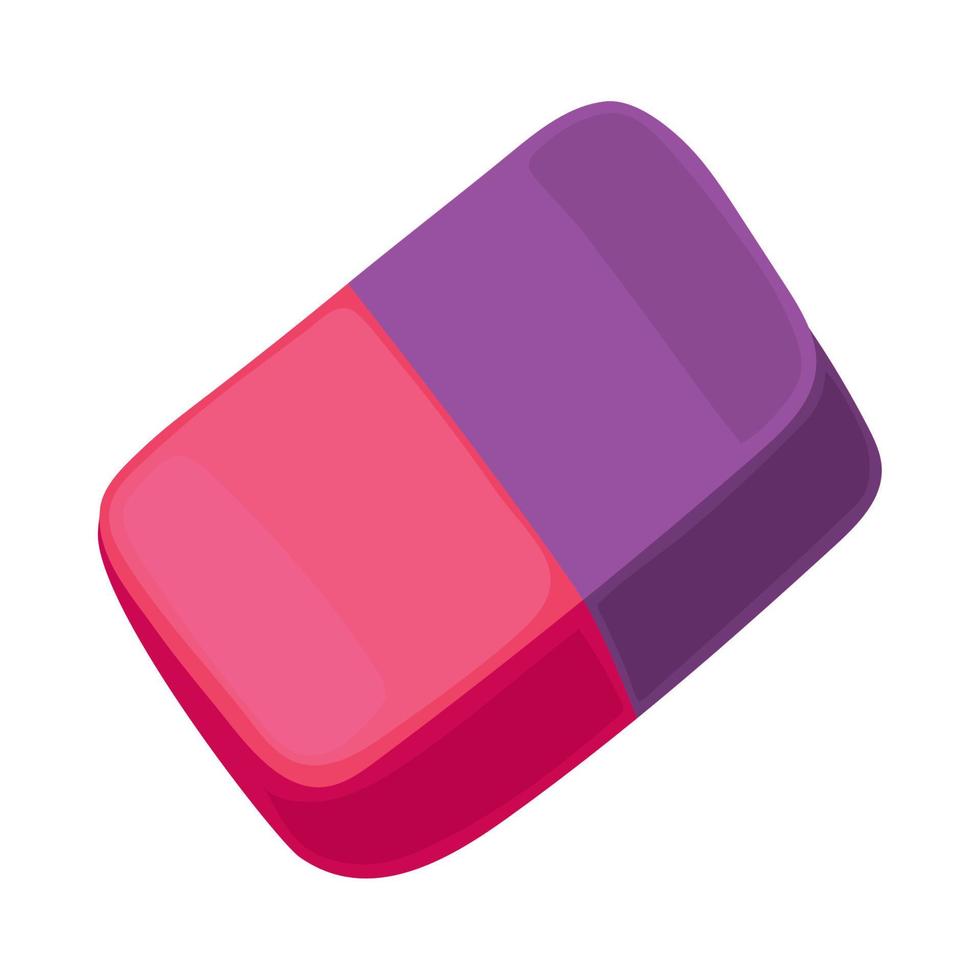 school eraser icon vector