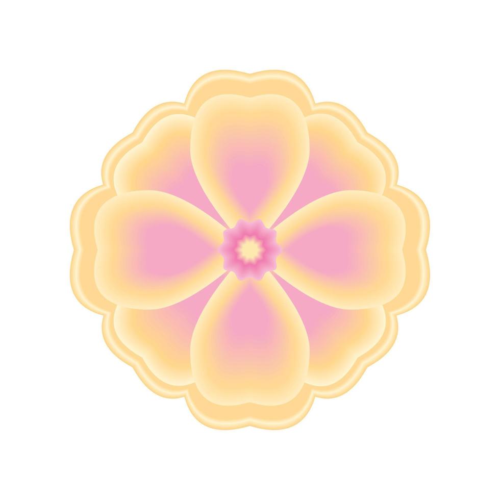 icono de flor natural vector