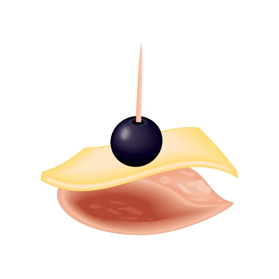 appetizer tasty food vector